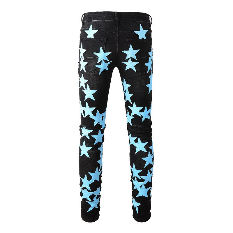 896 High Street Sticky Star Jeans High Craft Elastic Slim High Street Jeans