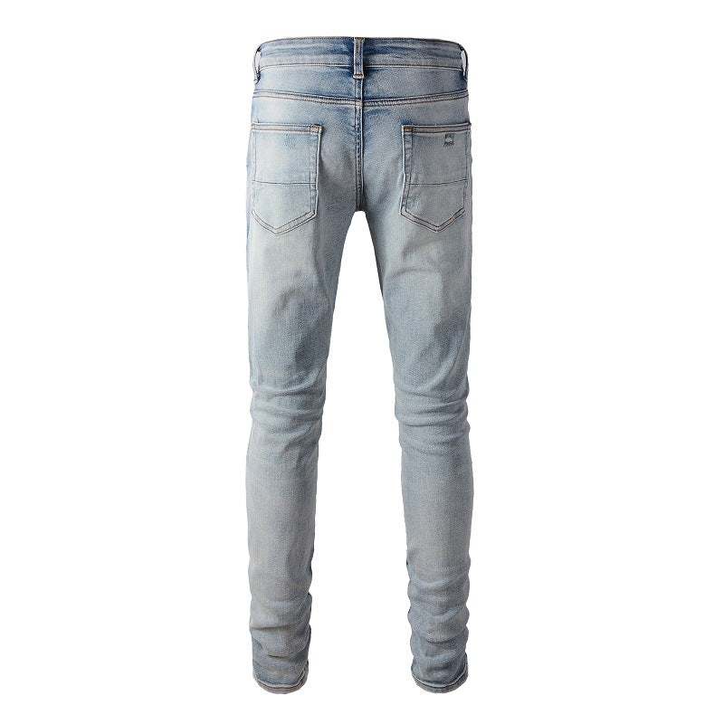 6602 High Street Jeans I Light Blue Men's Jeans Korean Version