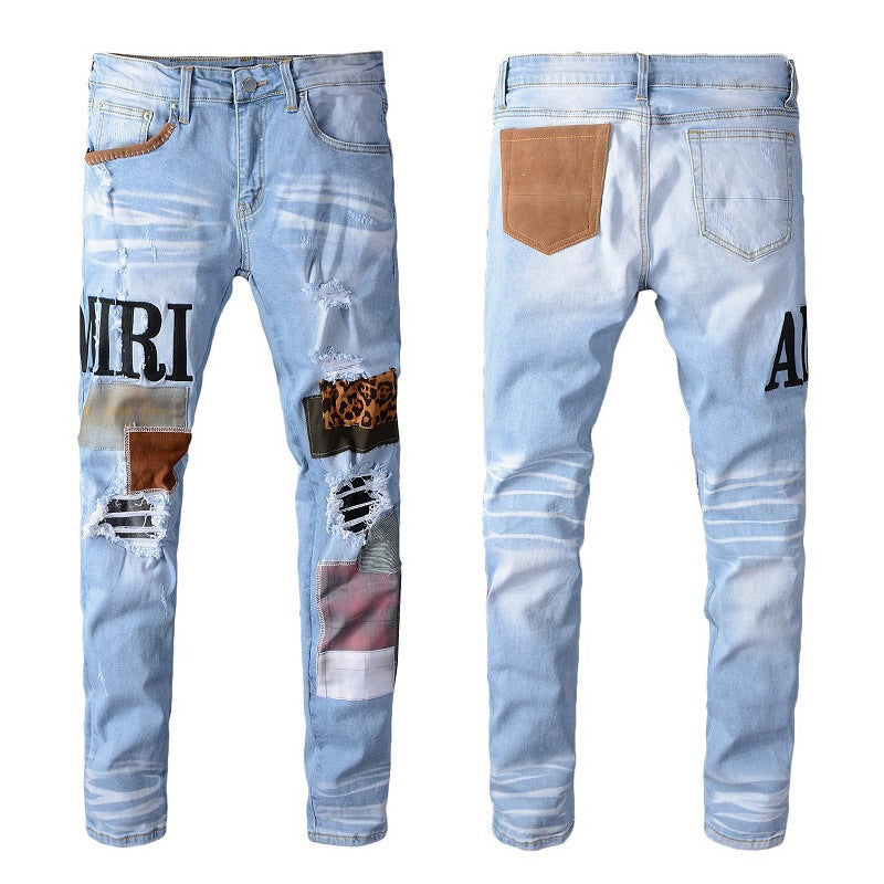 Jeans Alphabet Jeans High Craft Elastic Slim High Street