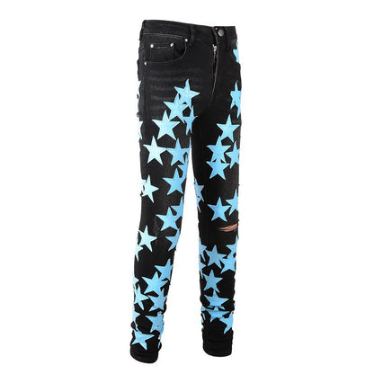 896 High Street Sticky Star Jeans High Craft Elastic Slim High Street Jeans