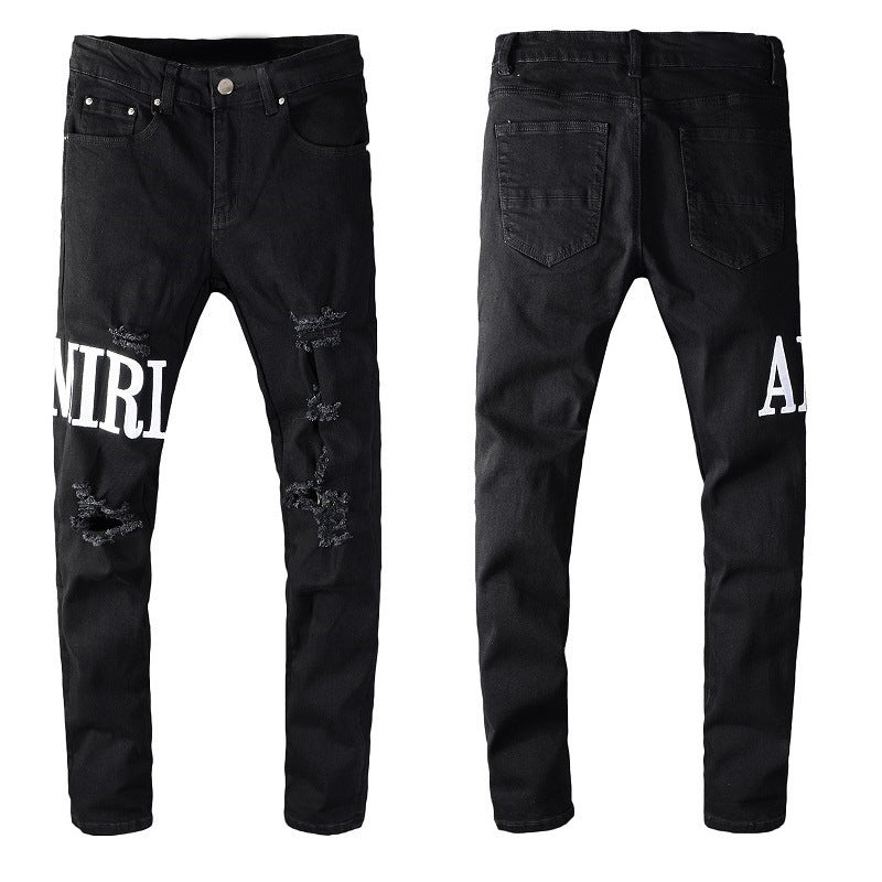 Jeans Alphabet Jeans High Craft Elastic Slim High Street