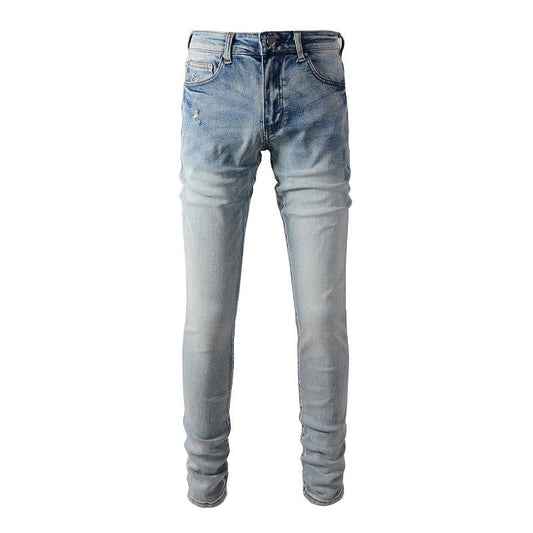 6602 High Street Jeans I Light Blue Men's Jeans Korean Version