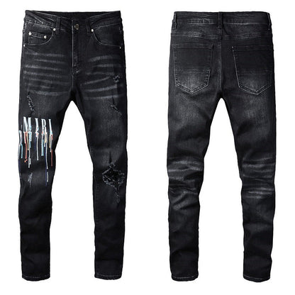 Jeans Alphabet Jeans High Craft Elastic Slim High Street