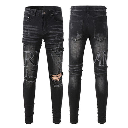 Jeans Alphabet Jeans High Craft Elastic Slim High Street