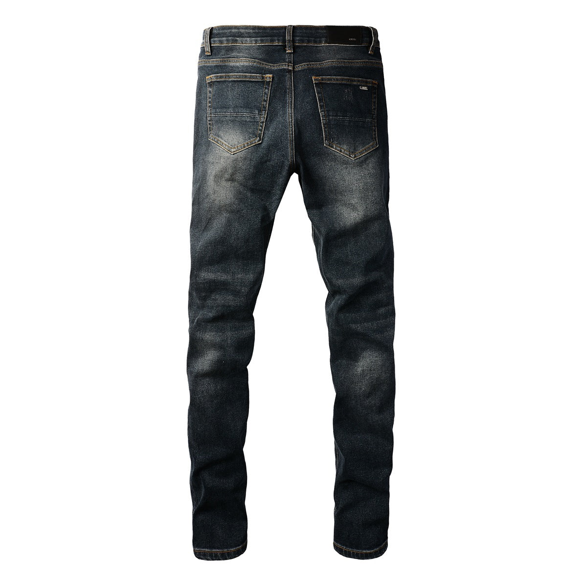 Jeans de créateur pour hommes Jeans pour hommes Jeans High Street Hole Star Patch Pantalons à empiècements brodés d'étoiles pour hommes et femmes Pantalons extensibles slim-fit Pantalons (40583-1305)